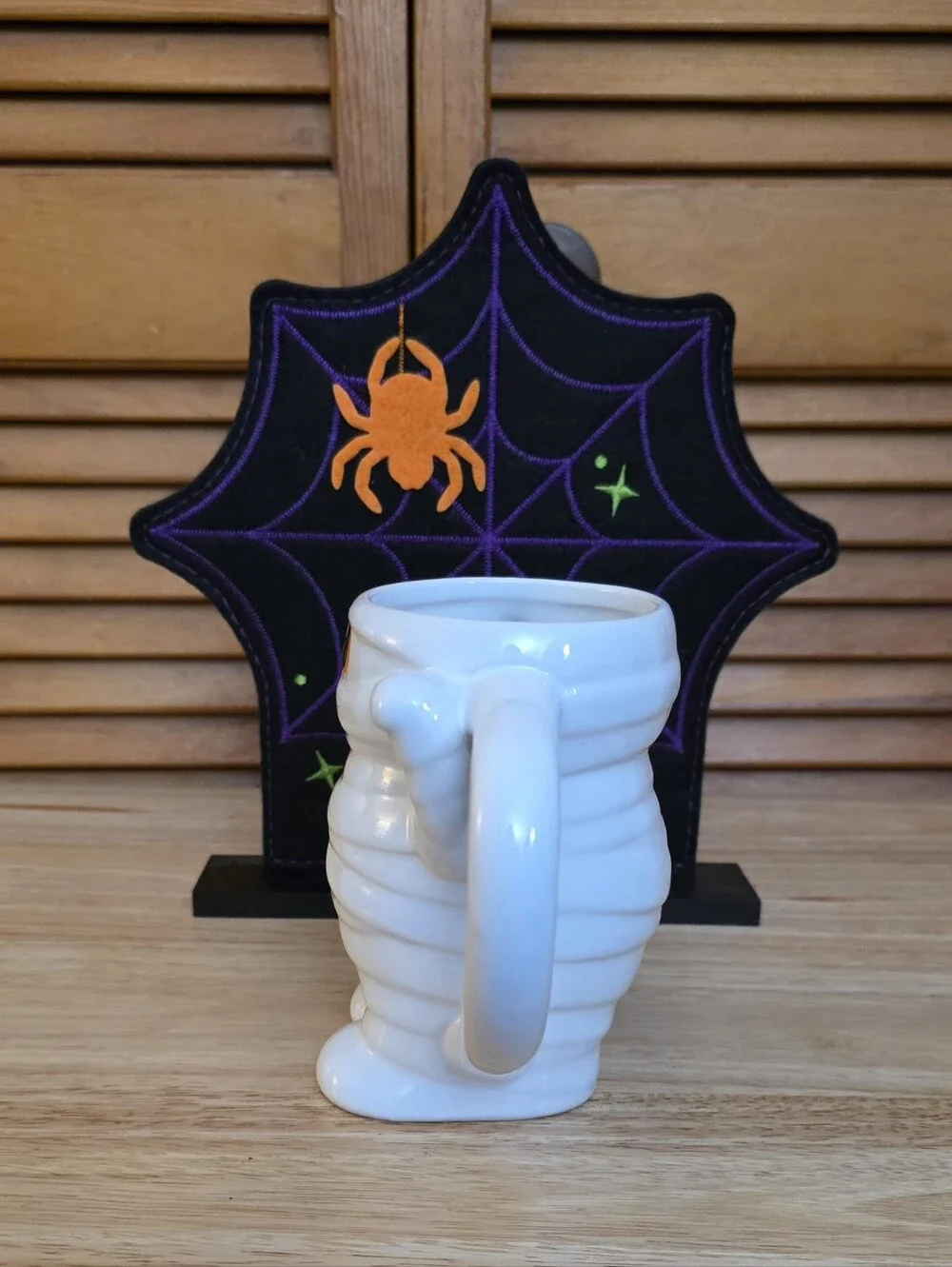 NWOT Target Hyde & Eek Mummy Figural Holiday Mug